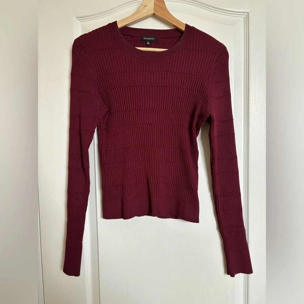 DYNAMITE Ribbed Sweater - Picture 5 of 7
